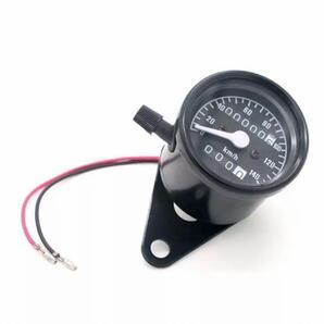 機械式 スピードメーター 12V 60mmトリップ付き 140km/h 管理M1
