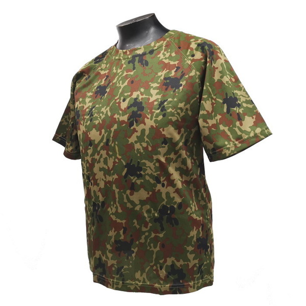 陸上自衛隊 迷彩 Cool Plus 速乾タイプ 半袖 Tシャツ M 陸自 サバゲー アウトドア ミリタリー 作業服 JGSDF H-651 ☆