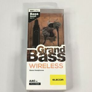 【送料無料】エレコム 重低音 Bluetooth イヤホン GrandBass GB11 ブラック LBT-GB11BK(ハンズフリー マイク 通話 対応 ヘッドフォン)