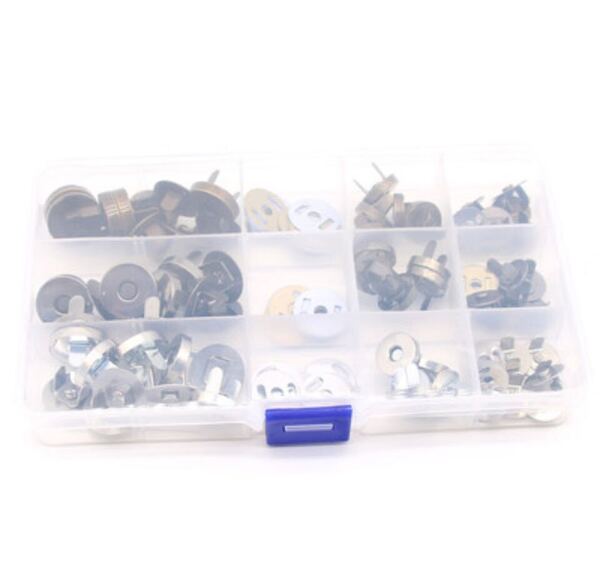 【マグネットボタン 30セット】磁気ボタン 手芸金具 手芸用品 色3種類