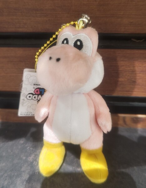 USJ スーパー ニンテンドー ワールド マリオ ヨッシー ピンク マスコット キーチェーン