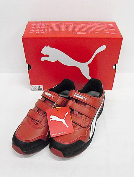 即決・送料無料 PUMA(プーマ) プロスニーカー(安全靴・25.0㎝)ライダー2.0レッドロー(64.244.0)