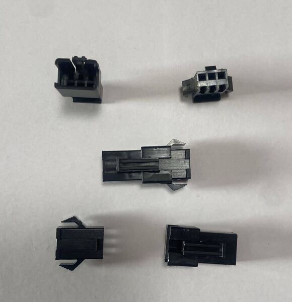 細線用 小型 3ピン コネクター&ターミナル カプラー オス・メス 5組セット
