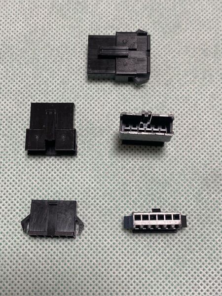 細線用 小型 6ピン コネクター&ターミナル カプラー オス・メス 5組セット