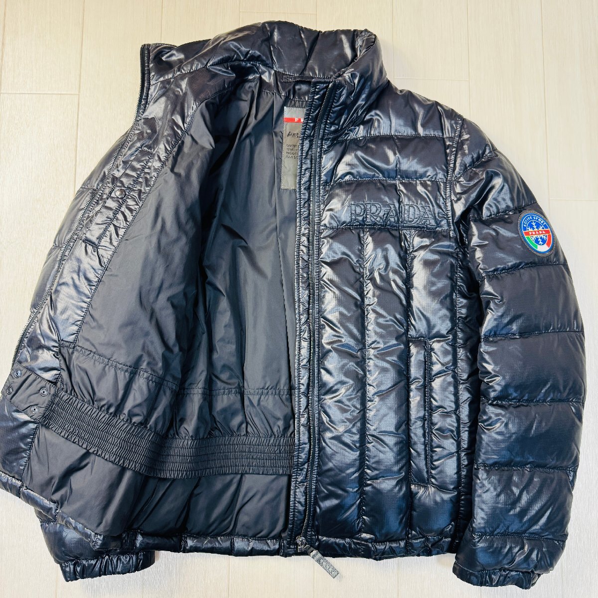 プラダ　ナイロンブルゾン　48ネイビー 中古・古着通販】PRADA SPORTS (プラダスポーツ) ナイロンジャケット