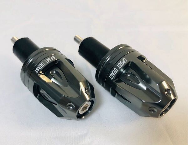 バーエンドキャップ GSX250R GSR250他 社外ハンドル用 チタンカラー