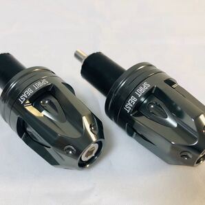 バーエンドキャップ GSX250R GSR250他 社外ハンドル用 チタンカラー