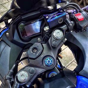 GSX250R GSR250 Vストローム250 REBEL250 CL250フロントフォークキャップカバー チタンカラー