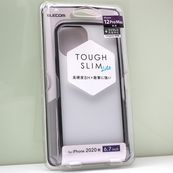 Apple iPhone 12 Pro Max (6.7インチ)用 耐衝撃 ケース 衝撃吸収 ハイブリッドケース ホワイト 白 未使用品 iPhone12ProMax ケース