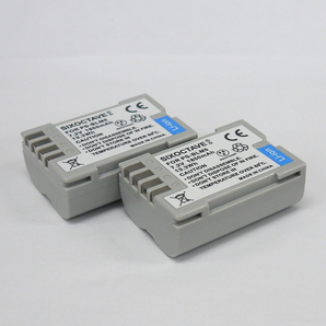 BLM-1 BLM-5 オリンパス 互換バッテリー 2個(カメラ本体での残量表示対応)E-510 E-30 E-520 E-500 E-510