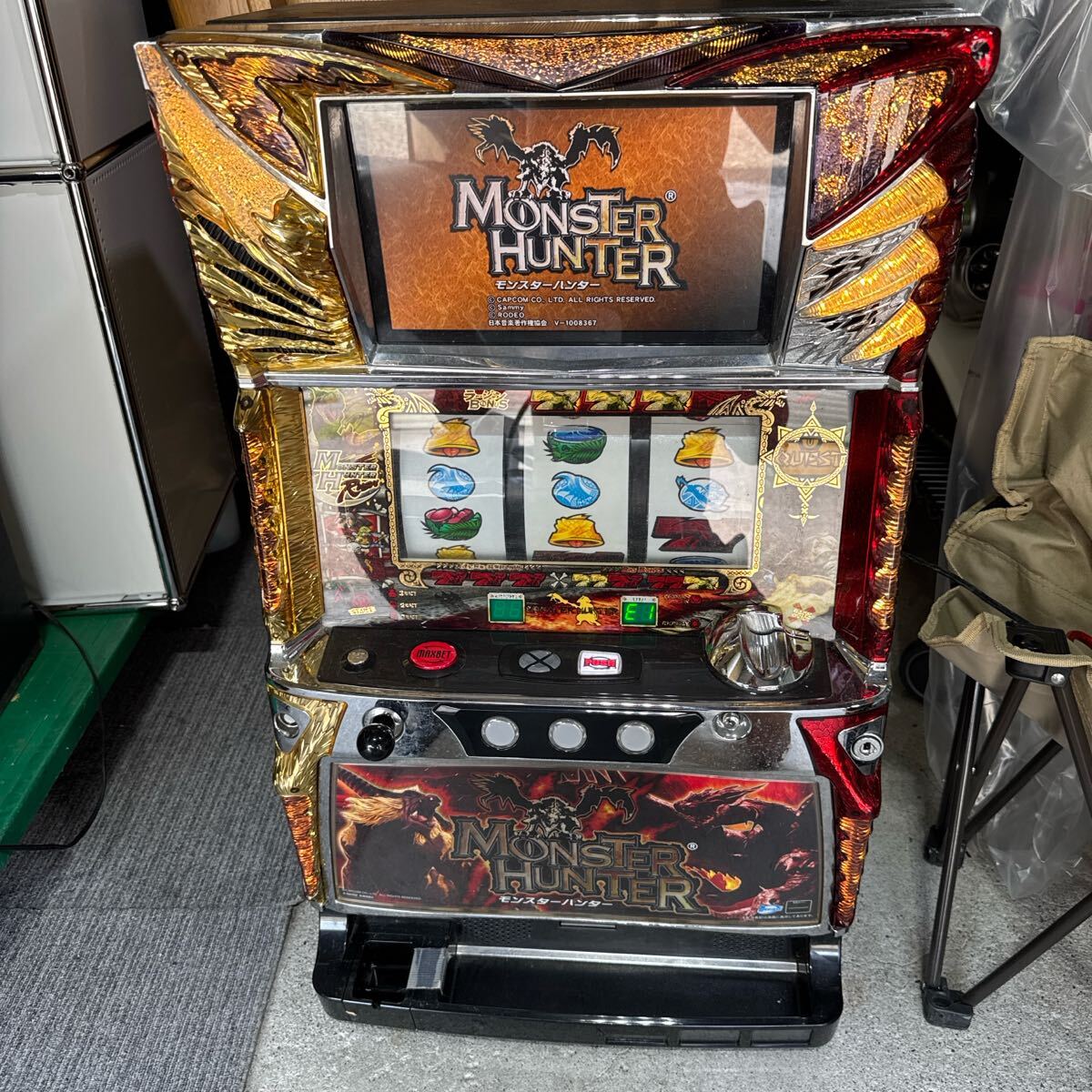 初代モンハン スロットマシン 実機 Yahoo!オークション -「モンスターハンター 実機」の落札相場