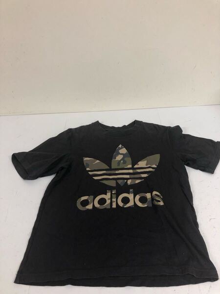 送料無料★adidas アディダス★半袖Tシャツ トップス 迷彩柄ロゴ★Lサイズ #70627sav