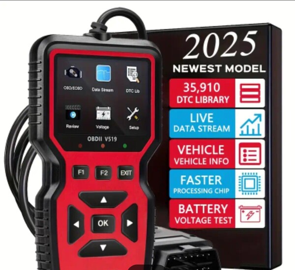 OBD2診断機 スキャナー 故障コード 故障診断機 日本語設定渡し 車両故障診断 自動車 警告灯消灯