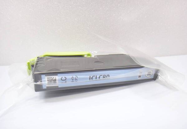 未開封、未使用 送料無料 EPSON 純正 インクカートリッジ ICLC80 ライトシアン (LC) エプソン