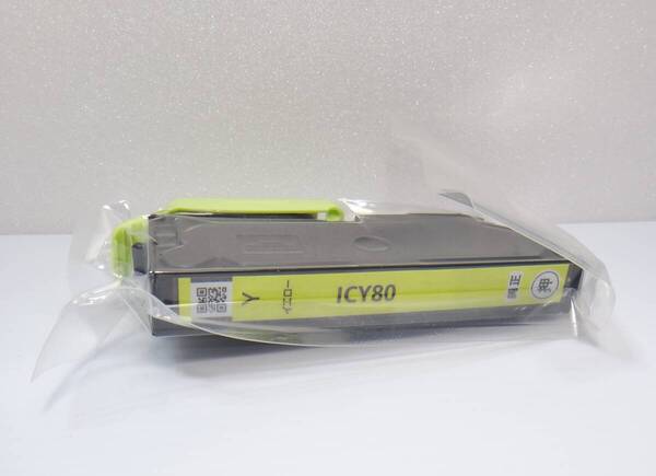 未開封、未使用 送料無料 EPSON 純正 インクカートリッジ ICY80 イエロー (Y) エプソン
