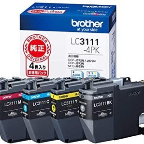 ★純正★ブラザー プリンタ インクカートリッジ4色パック LC3111-4PK 期限2027年10月