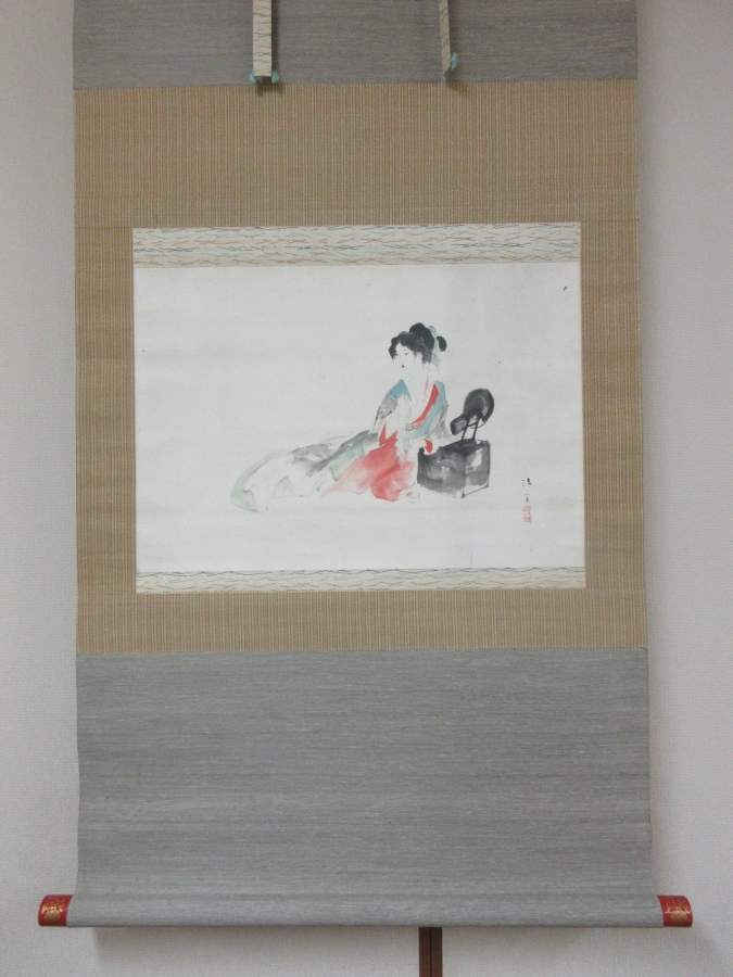 伊東深水 真筆作品 裸婦デッサン画