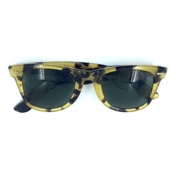 Bausch&Lomb Ray-Ban ボシュロム レイバン WAYFARER B&L イエロートータス サングラスウェイファーラー USA製