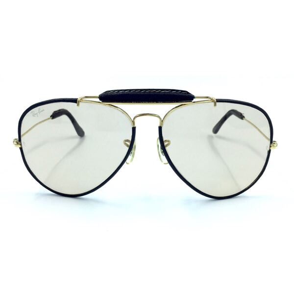 【ヴィンテージ】ボシュロム レイバン アウトドアーズマン サングラス レザーコレクション B&L ティアドロップ Bausch&Lomb Ray-Ban