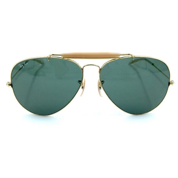 【ヴィンテージ】ボシュロム レイバン アウトドアーズマン サングラス GOLD ティアドロップ Bausch&Lomb Ray-Ban USA製