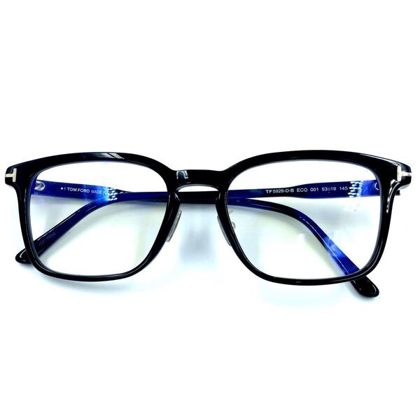 TOM FORD トムフォード TF5928-D-B 001 メガネフレーム ブラック アジアンフィット ブルーライトカットレンズ