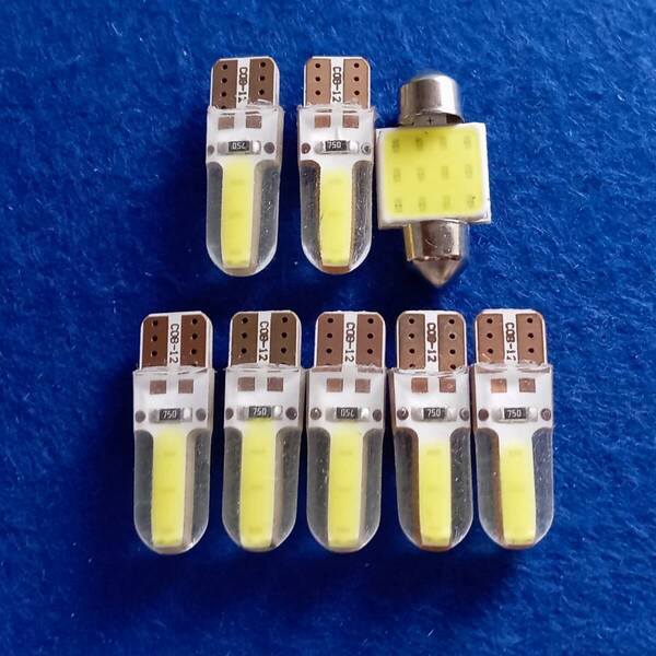 bB QNC20 21 爆光! T10 LED ルームランプ スモール ナンバー灯 8個セット ホワイト トヨタ /c3/t31