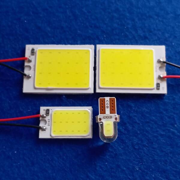 リーフ ZE1 T10 LED COB全面発光 超爆光 ルームランプ 4個セット ホワイト 日産 /c18/c24/c2