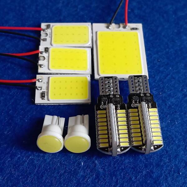F15系 ジューク 超爆光! T10 LED ルームランプ バックランプ ナンバー灯 COB 全面発光 8個セット 日産 /72/c24/c18/c1