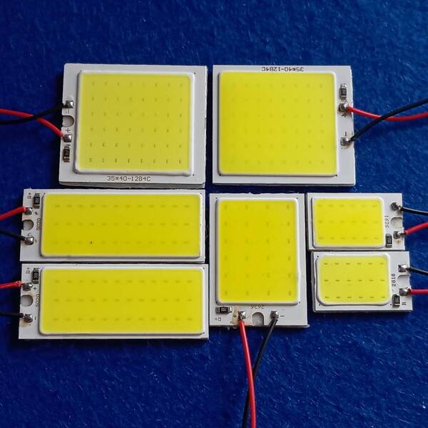 超爆光!200系 ハイエース7型 スーパーGLワイド COB 全面発光 ルームランプ 7個セット T10 LED ホワイト トヨタ /c18/c24/c36/c48/