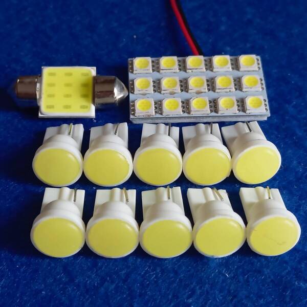MM16/ZG16 R55 ミニ クラブマンクーパーS 超爆光!T10 LED ルームランプ 12個セット ホワイト /s15/t31/c1