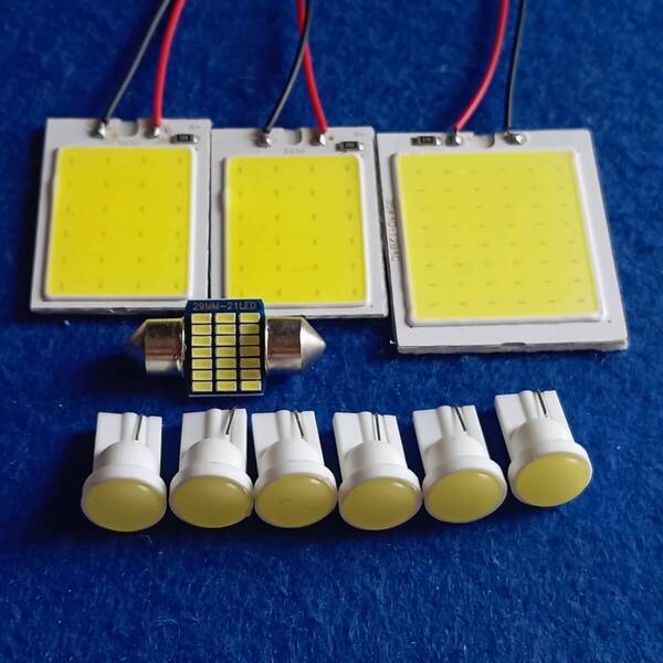 ZVW40系 プリウスα 超爆光!T10 LED ルームランプ ナンバー灯 10個セット ホワイト トヨタ /c48/c24/c1/t28