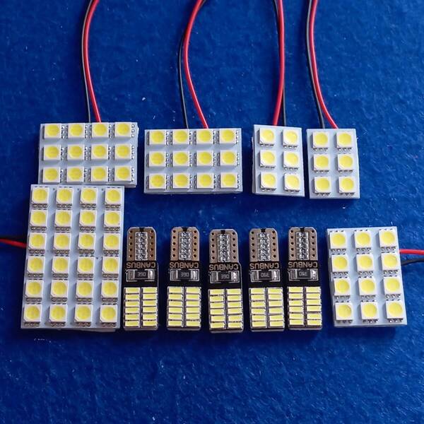 GSE30系 IS250/350 超爆光!T10 LED ルームランプ 11点セット ホワイト レクサス /s24/s12/s6/24