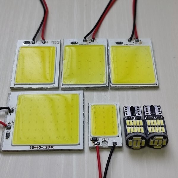 アイシス ANM10系 ZNM10系 T10 LED ルームランプ 7個セット 超爆光 COB 全面発光 ホワイト トヨタ /s24/c48/c18/24