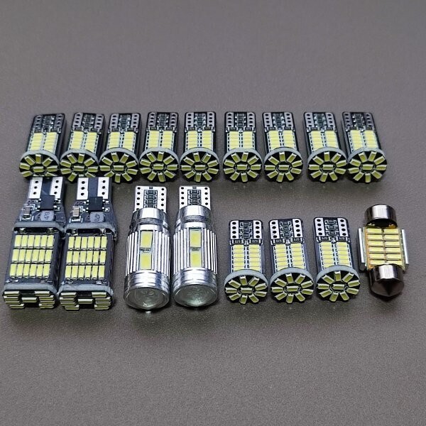 超爆光!17個セット 20系 ヴェルファイア T10 LED ルームランプ バックランプ ポジション ナンバー灯 ホワイト トヨタ /45/10/34/t28