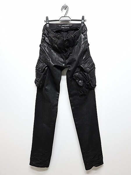 SALE30%OFF/JULIUS・ユリウス/12oz DENIM TROUSERS3/BLACK・2