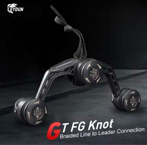 【海外輸入・新品】Leydun フィッシングツール Type A PRノッター 結び目ツール fgノットアシスト FGノッター 釣り糸 ライン結び