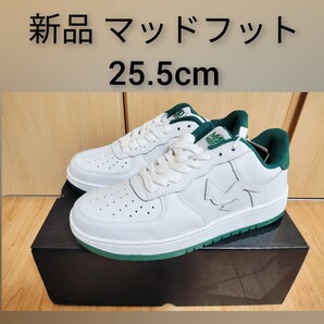 新品MAD25.5cmスニーカーマッドフットメンズレディース 白 ホワイト