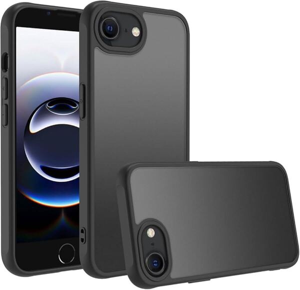 2309360 iPhone 16e/SE4 ケース 半透明 耐衝撃 軽量 薄型 人気 滑り止め 傷防止 指紋防止 PC 米軍MIL規格 ストラップホール付き ワイヤ