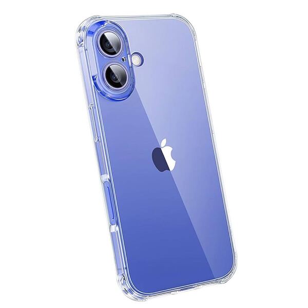 230853☆ LOOKSEVEN iPhone 16 ケース、6.1インチクリアトシリコン耐衝撃TPUゴムカバー、iPhone 16に対応