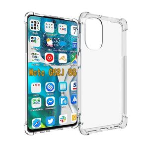 2308060☆ 『全面保護 』Moto G52J 5G 用のケース moto g52j 用の保護カバー 薄型 TPU材質 『四隅がエアクッション構造』 耐衝撃 クリア