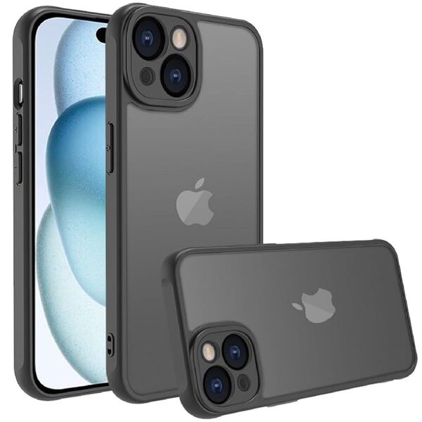 2313112☆ iPhone 14 ケース iphone ケース スマホカバー 耐衝撃 指紋防止 滑り止め マット半透明 黄ばみなし レンズ保護 米軍MIL規格