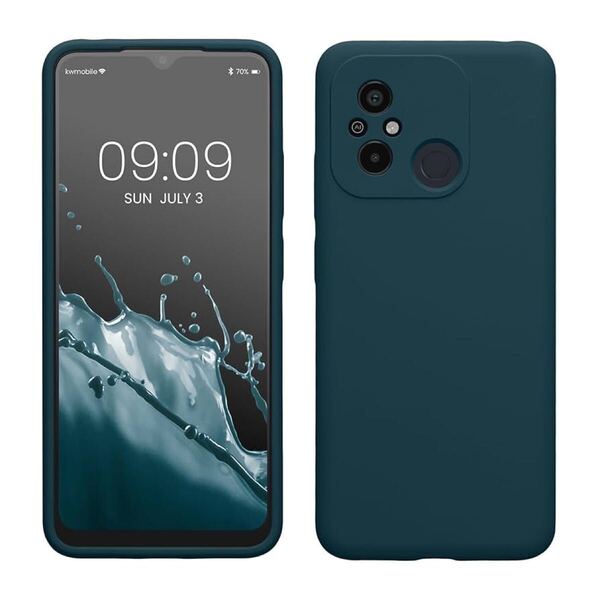 2313121☆ kwmobile スマホケース Xiaomi Redmi 12C対応 ケース - TPU リキッド シリコン カバー - 耐衝撃 傷防止 サラサラ Case