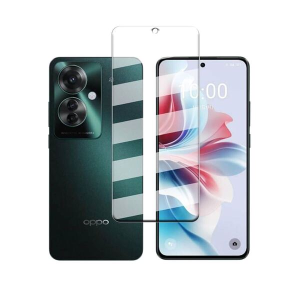 2306072☆ For OPPO Reno 11A ガラスフィルム 【日本旭硝子 硬度9H】 フィルム 強化ガラス 液晶 保護フィルム 3D Touch対応 、気泡ゼロ