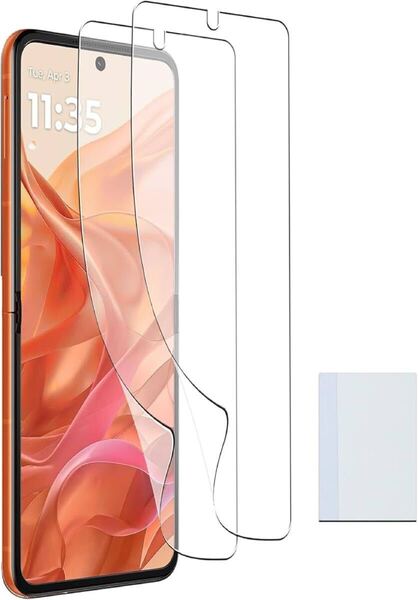 2314030☆ 【2枚パック】 対応 Motorola Razr 50 Ultra 5G 用のTPUソフトフィルム 対応 Motorola Razr 50 Ultra 用 TPU全面保護フィルム