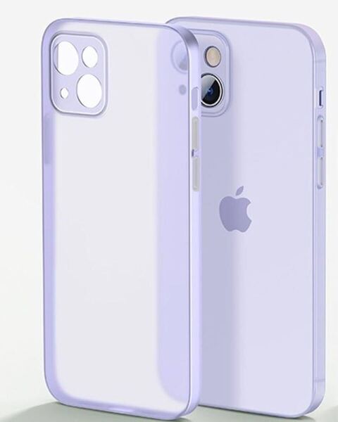 2307124☆ エトワール iPhone15用 ケース 超薄型 0.3mm ポリプロピレン 半透明 レンズ保護 シンプル 極薄 指紋 防止 超軽量 スリム 15
