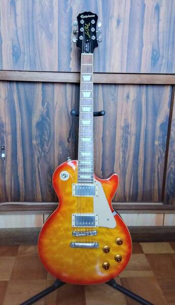 【2015年製】 エピフォン レスポール スタンダード キルト トッププロ Epiphone Limited Edition Les Paul Standard Quilt Top Pro