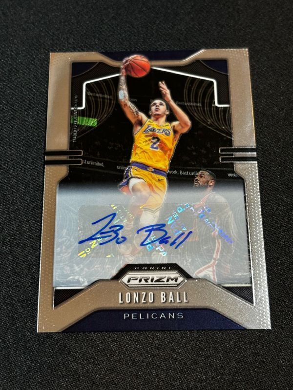 NBA カード Lonzo Ball 直筆サイン Yahoo!オークション -「ball-」(その他) (バスケットボール)の