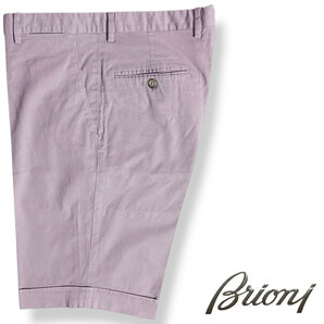 J5030 美品 ブリオーニ ストレッチショーツ ピンク 48 Brioni