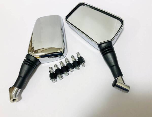 新品 ナポレオンミラーメッキ 左右 GSR250 GSX250E SS250 GT250 ST250 バンバン200 エイプ モンキー ゴリラ ダックス ジャズ マグナ50