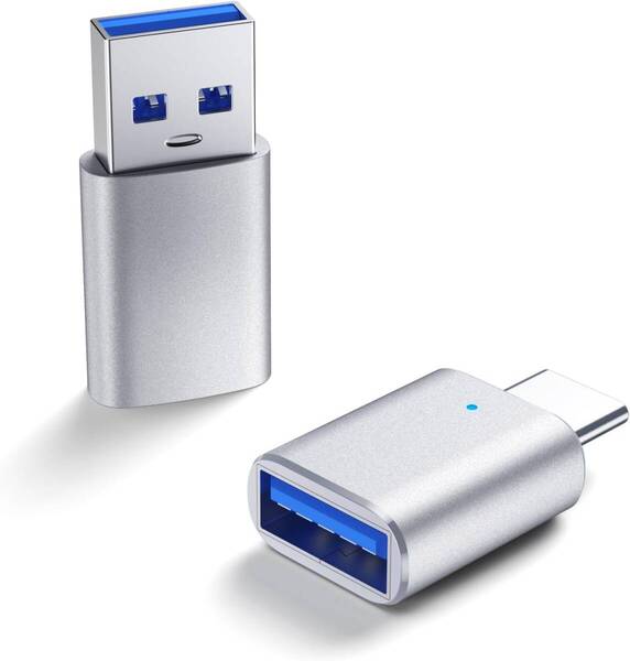 Type-C 変換アダプタ USB 3.0 & USB CメスからUSBオス変換アダプター